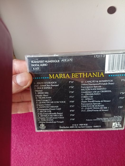 CD audio maria Bethânia