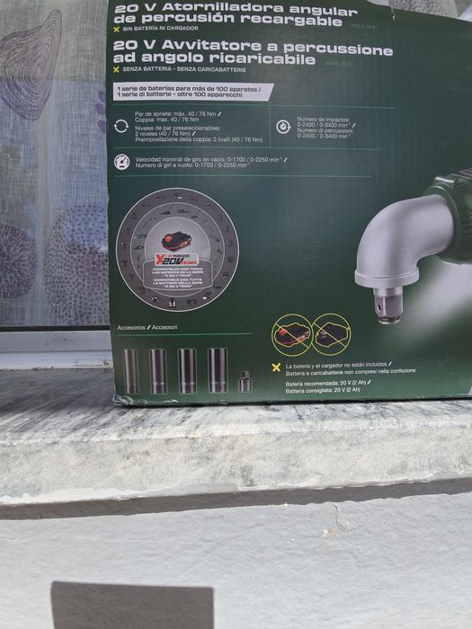 20V Parkside Rechargeable Angular Impact Wrench64551609038337121