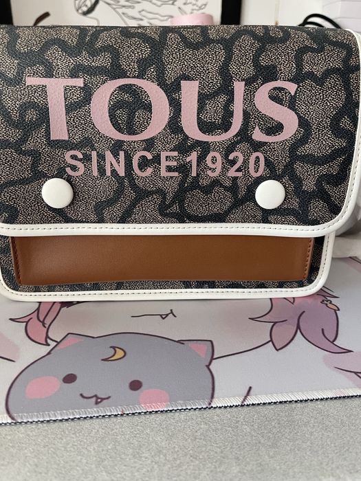 Mala media com alca de tecido