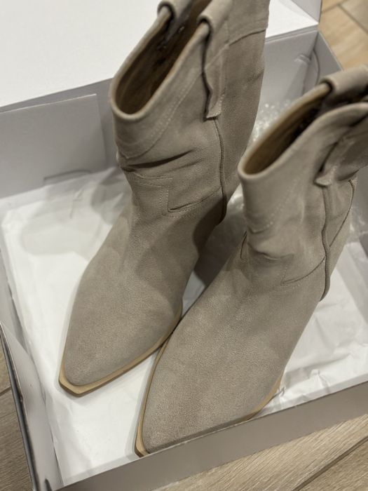 Ковбойки козаки чобітки замш