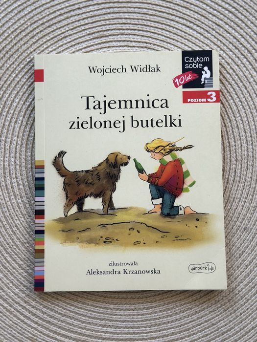 Nauka czytania "Tajemnica zielonej butelki" poziom 3