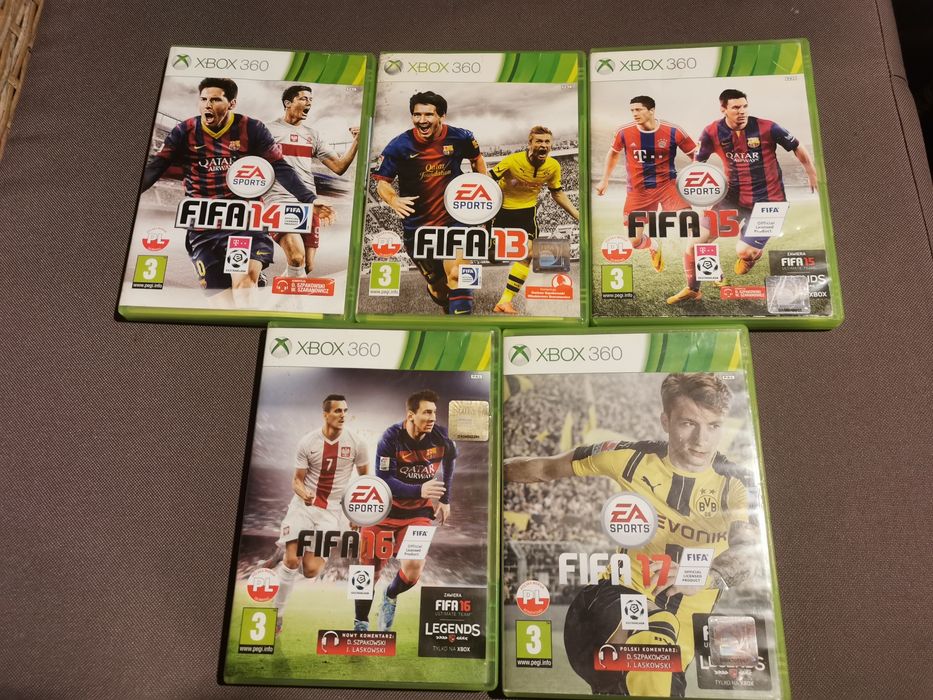 FIFA 13,14,15,16,17 PL Xbox 360