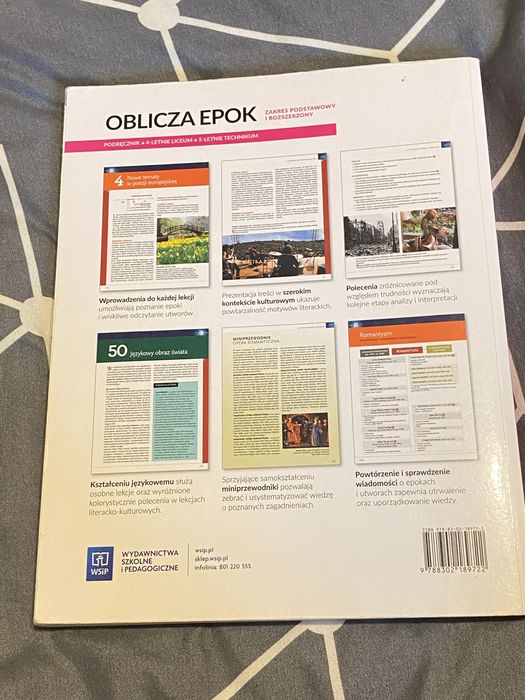Poręcznik “Oblicza epok 2.1”