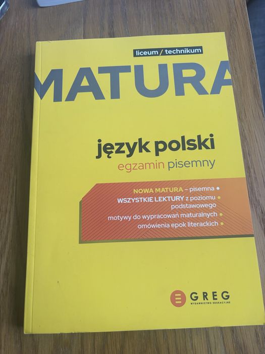 Matura język polski egzamin pisemny GREG