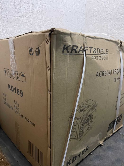 Інверторний бензиновий генератор Kraft&Dele KD189, 8.5 кВт, однофазний, мідна обмотка