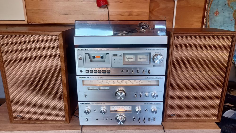 Nordmende Philharmonic, wzmacniacz, tuner, deck, gramofon