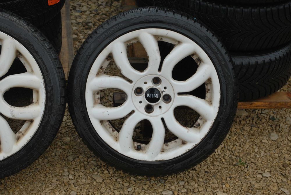 Koła 205 45 R17 4x100 Alufelgi OEM + opony zima MINI 7J ET48 56.1