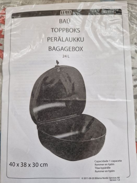 Mala Bagageira para Mota