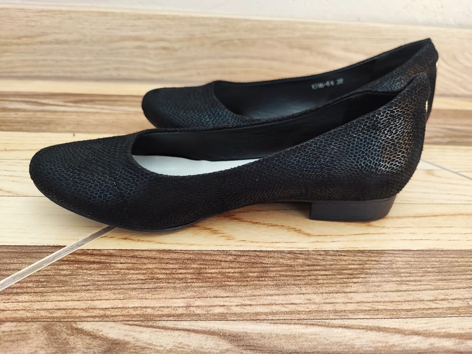 Buty baleriny smoothly r.37 czarne