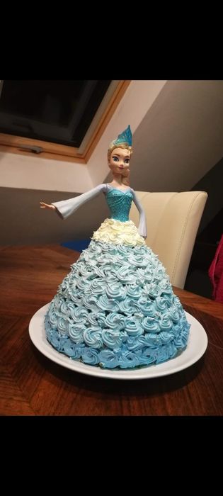 Lalka Elza strzelajaca Mattel tort gratis Barbie syrenka