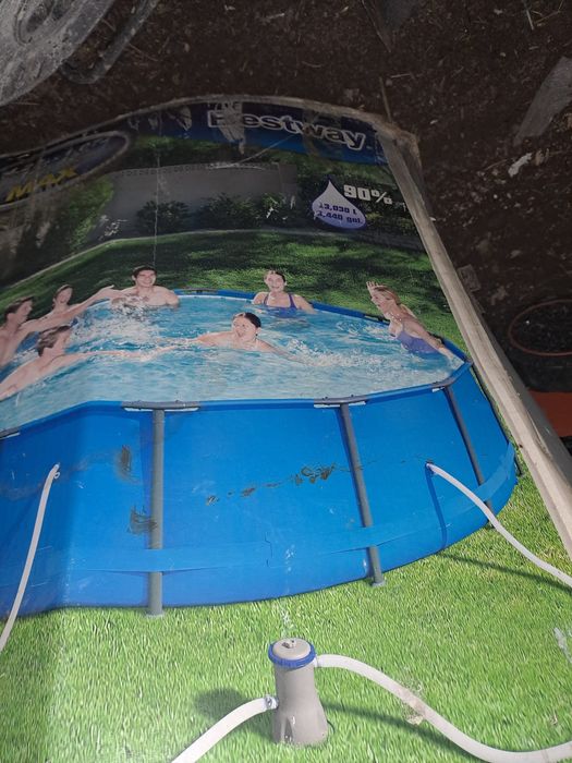 Basen stelażowy ogrodowy