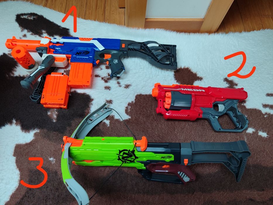 Nerfs novas com balas