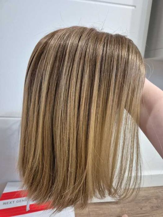 Peruka ciemny blond balayage do ramion GM Gisella Mayer MH Mayer Hair