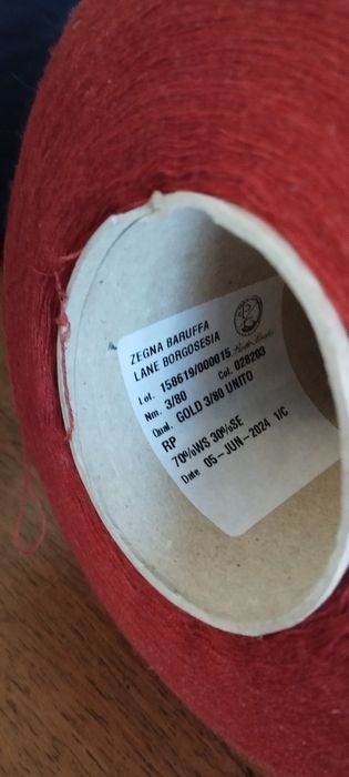 Пряжа з Італії бобінна