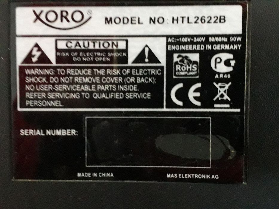 JVC m LT-32A1 \ XORO m HTL2622B \ Samsung Plasma Display