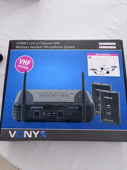 zestaw mikrofonów bezprzewodowych Vonyx STWM712