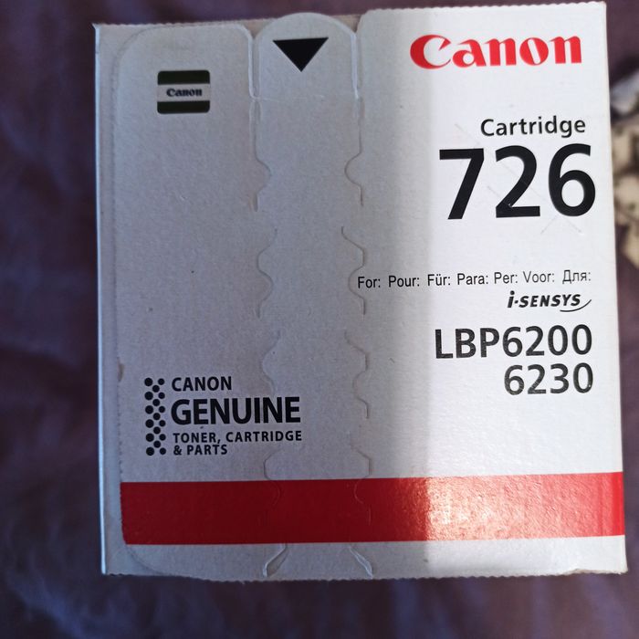 Продам новий оригінальний картридж Canon726