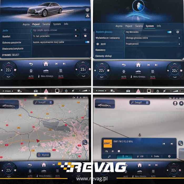 Mercedes MBUX NTG7 konwersja USA-EU kodowanie z Ameryki na Europe