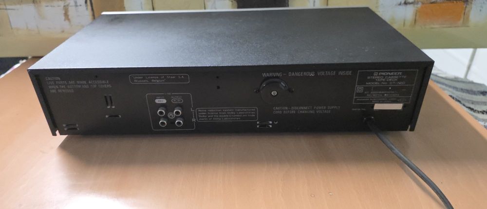 Leitor de cassetes pioneer CT-720