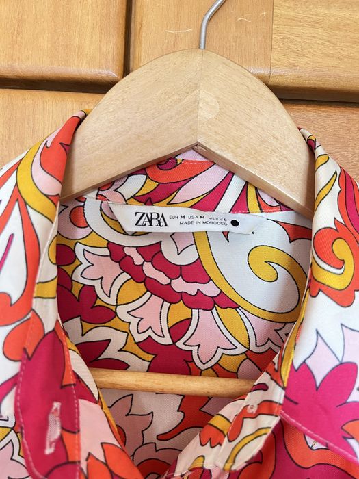 Blusa de manga comprida estampada