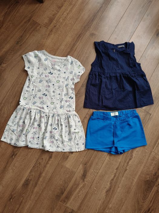 Mini paka ubrań 122/128 dziewczynka