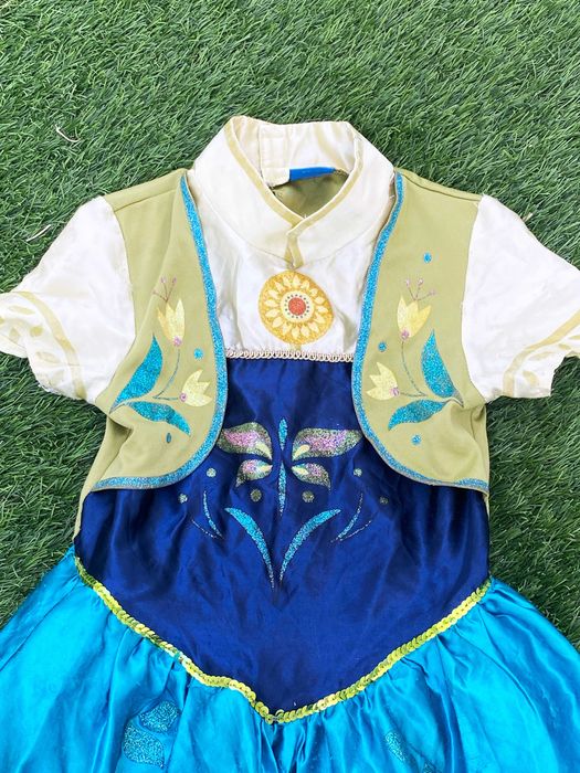 Vestido fantasia Disney Frozen Fever – Anna, 5-6 anos