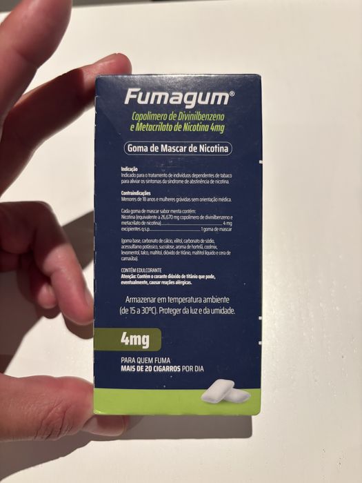 Pastilhas para deixar de fumar