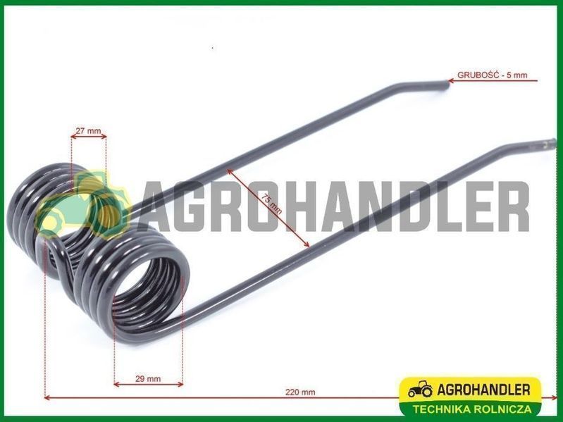 Palec sprężyna podbieracza RIVIERRE CASALIS