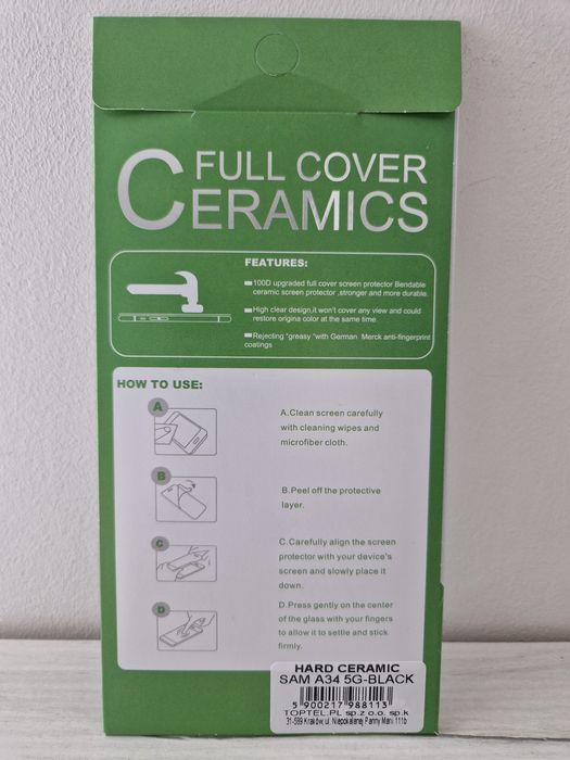 Hartowane szkło HARD CERAMIC do Samsung Galaxy A34 5G