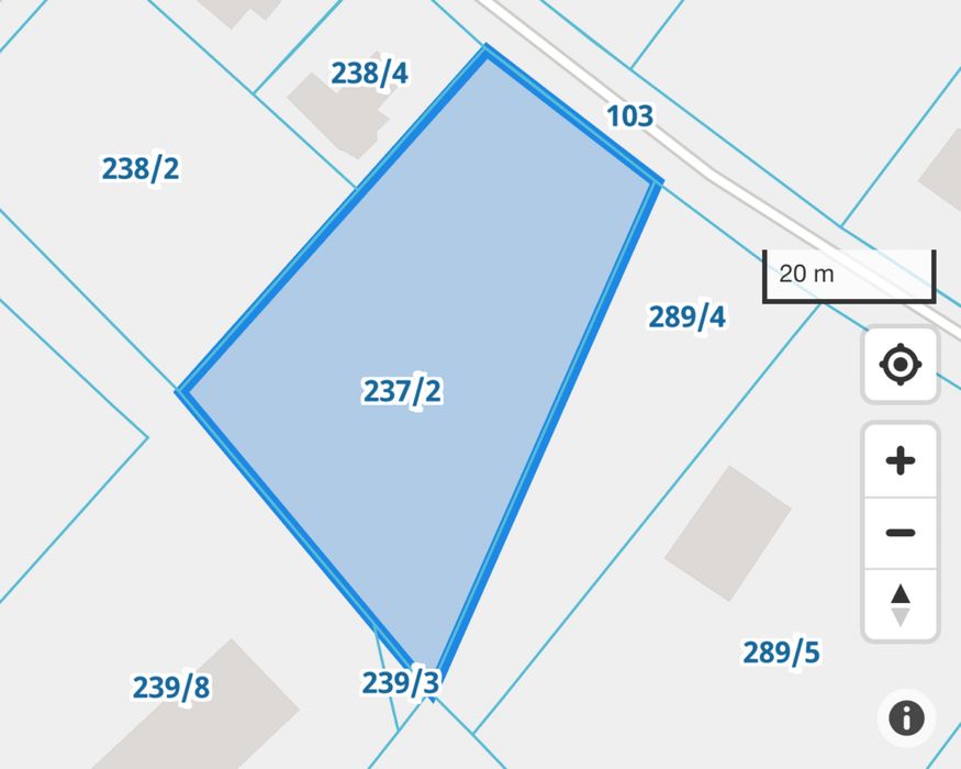 Piękna działka 1948m2 na Mazurach, Łążyn, z własnym laskiem