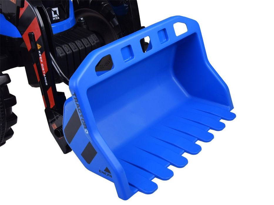 2x200w TRAKTOR elektryczny na akumulator dla dziecka przyczepa łyżka