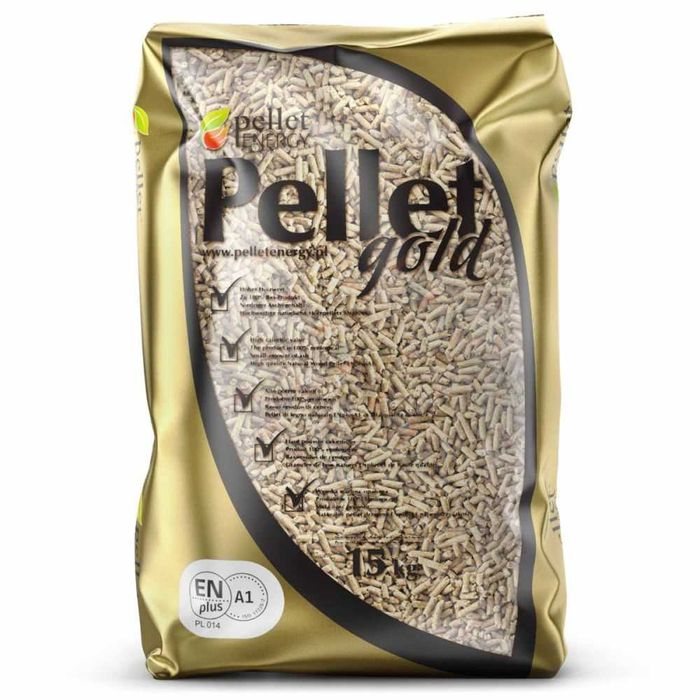 Pellet GOLD Energy certyfikat ENplusA1 - wysokokaloryczny 5,0kWh