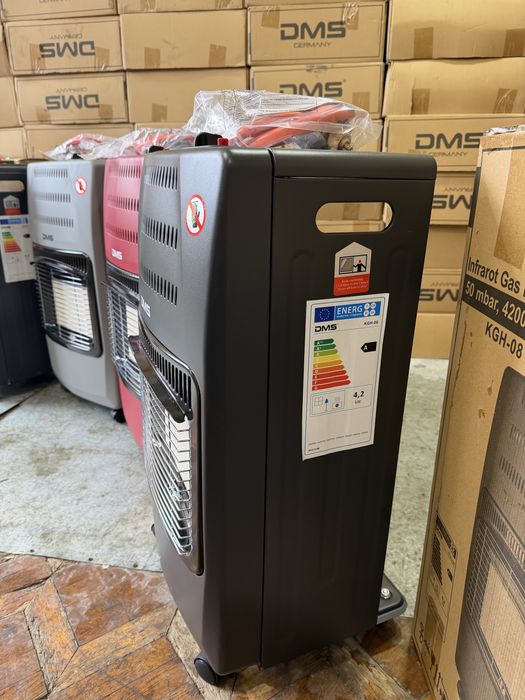 Газовий обігрівач DMS з Німеччини 4,2 KW з редуктором та шлангом