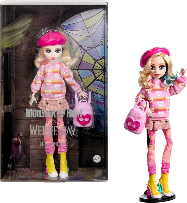 Monster High Wednesday Doll and Accessories, Enid Sinclair Енід Сінклер HXJ05