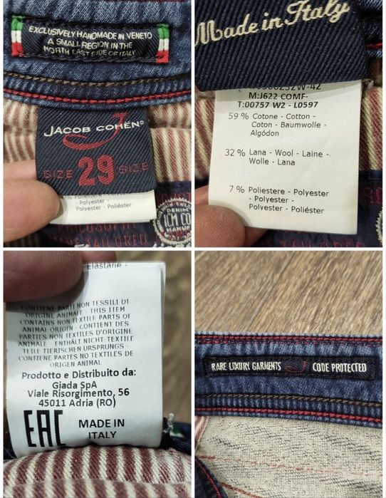 Чоловічі джинси Jacob Cohen в гарному стані