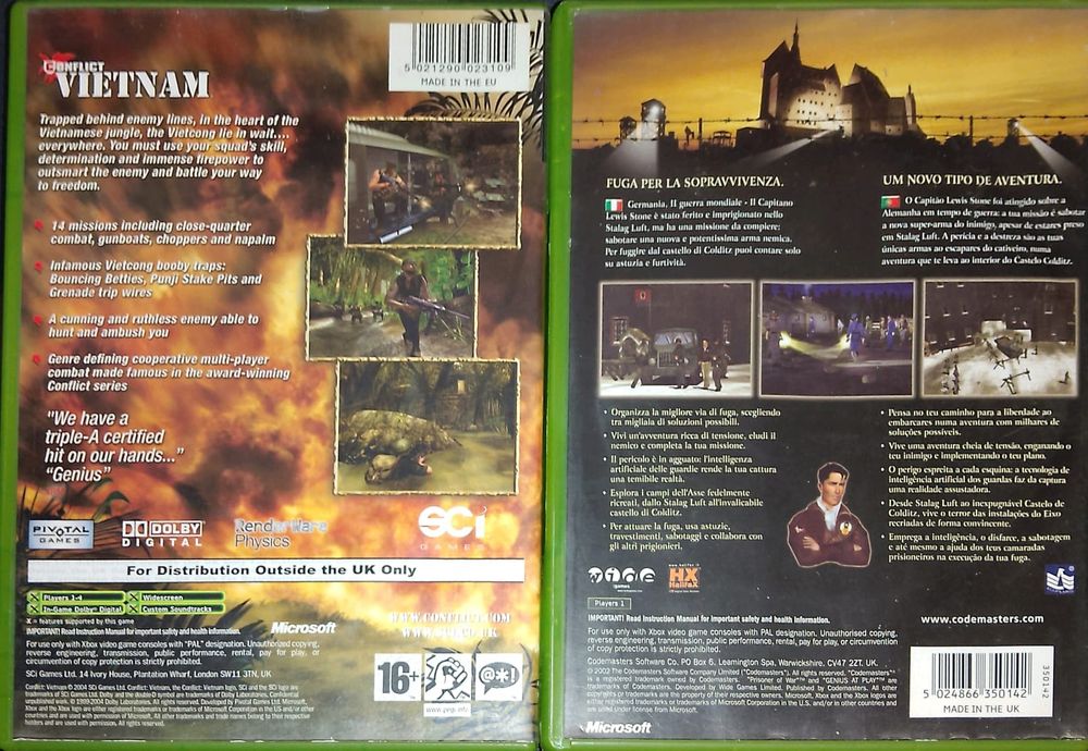 2 jogos Xbox original64752174140161122