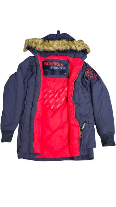 Куртка парка пуховик Superdry Rescue Indigo Everest