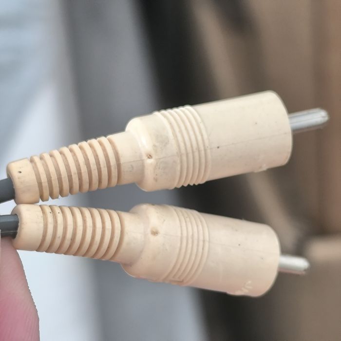 Oryginalny kabel interkonekt 2xRCA - 2xRCA (Chinch) Technics / Panasonic | Made in Japan