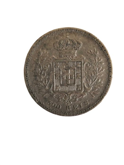 Três Raras Moedas Portuguesas de 500 Réis em Prata – 1858, 1899 e 1907