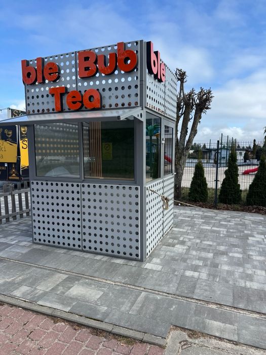 Budka kiosk kontenet pawilon gastronomiczny Bubble Tea lody