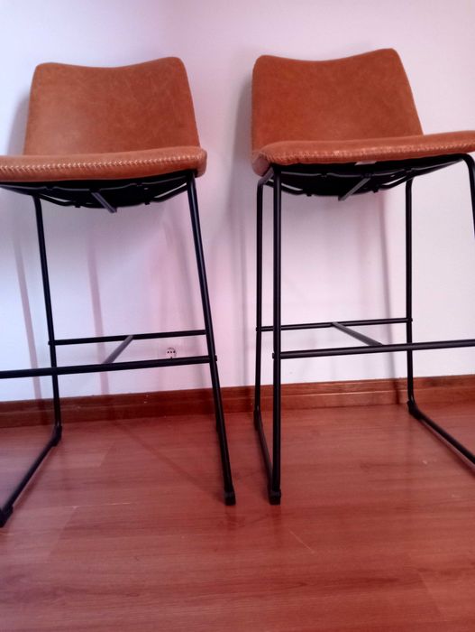 Cadeiras de balcão.