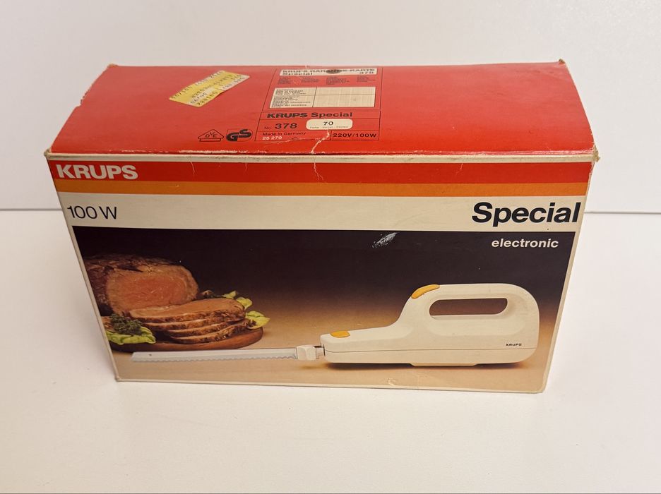 Nóż kuchenny elektryczny do mięs wędlin pieczywa KRUPS