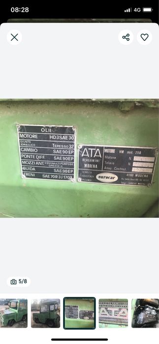Deutz ATA para peças