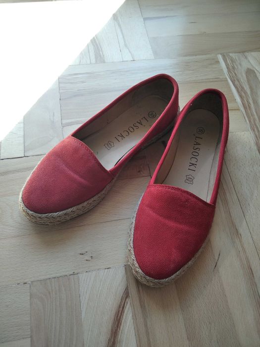 Lasowcki espadryle r. 35 czerwone