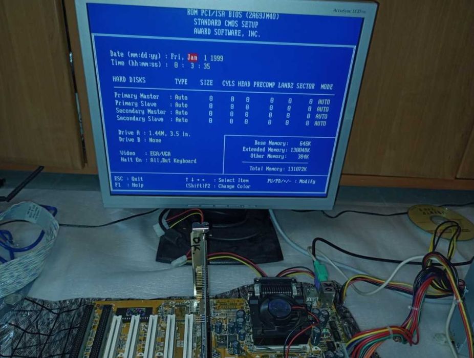 Sprawna płyta główna MSI MS6161 celeron 360MHz