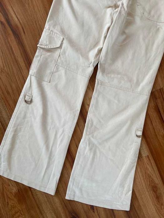 Dzwony mir collection bez cargo krem pastele kieszenie szerokie