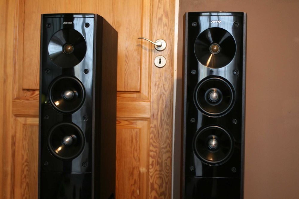 Potężne kolumny Jamo S 606 głośniki basowe 20 cm jak subwoofer