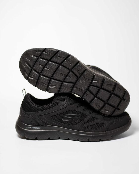 Кросівки чоловічі Skechers Summits-South Rim 52812-BBK Black чорні Оригінал 39-48.5 розміри