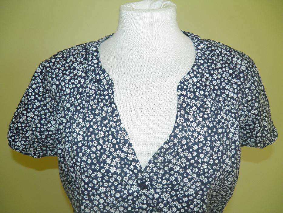 Camisa manga curta, muito feminina e confortável