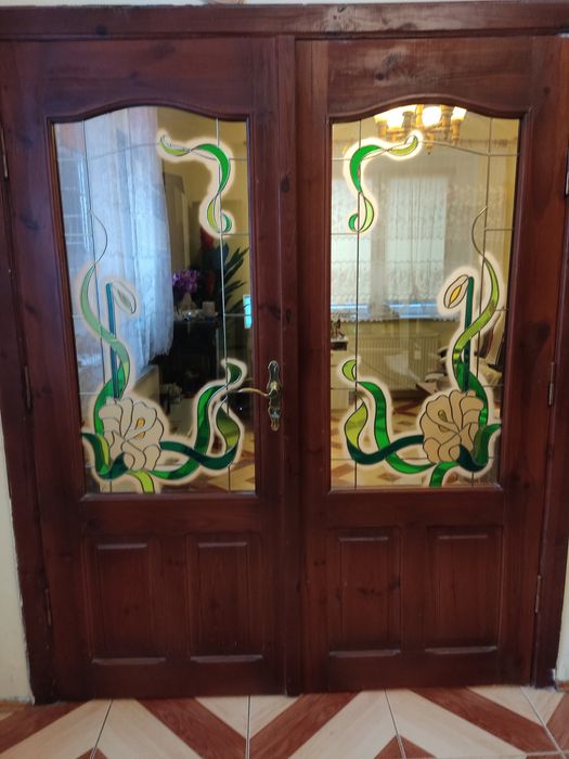 Sprzedam drzwi wewnętrzne podwójne salonowe